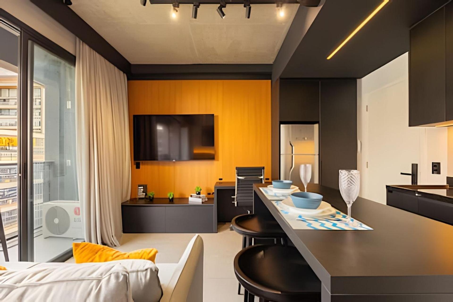 Apartamento Easy Star - Belissimo No Coracao Do Itaim Bibi - Tg03i